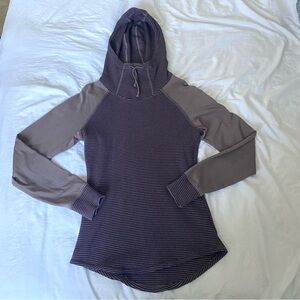 Columbia Women's Hooded Workout Top - Purple and Gray